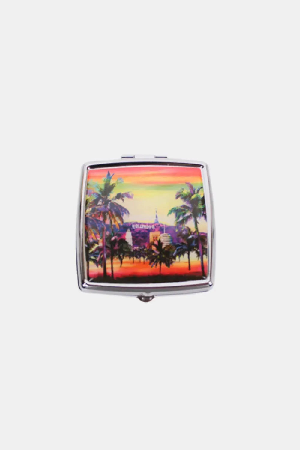 Nicole Lee USA Printed Metallic Square Pill Case by Nicole Lee USA