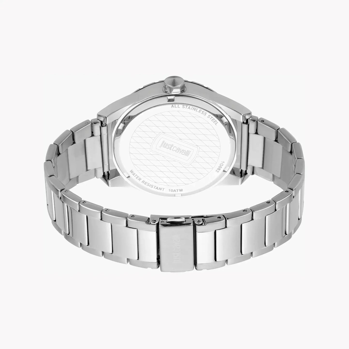 Just Cavalli Men's Silver Watch, Black Dial | Jc1g082m0545 by JUST CAVALLI
