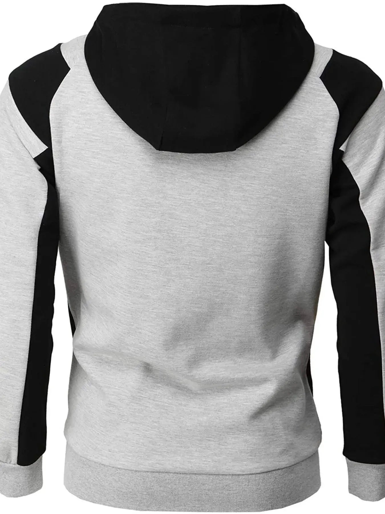 Men's Color Block Zip-Up Hoodie by Partner Label