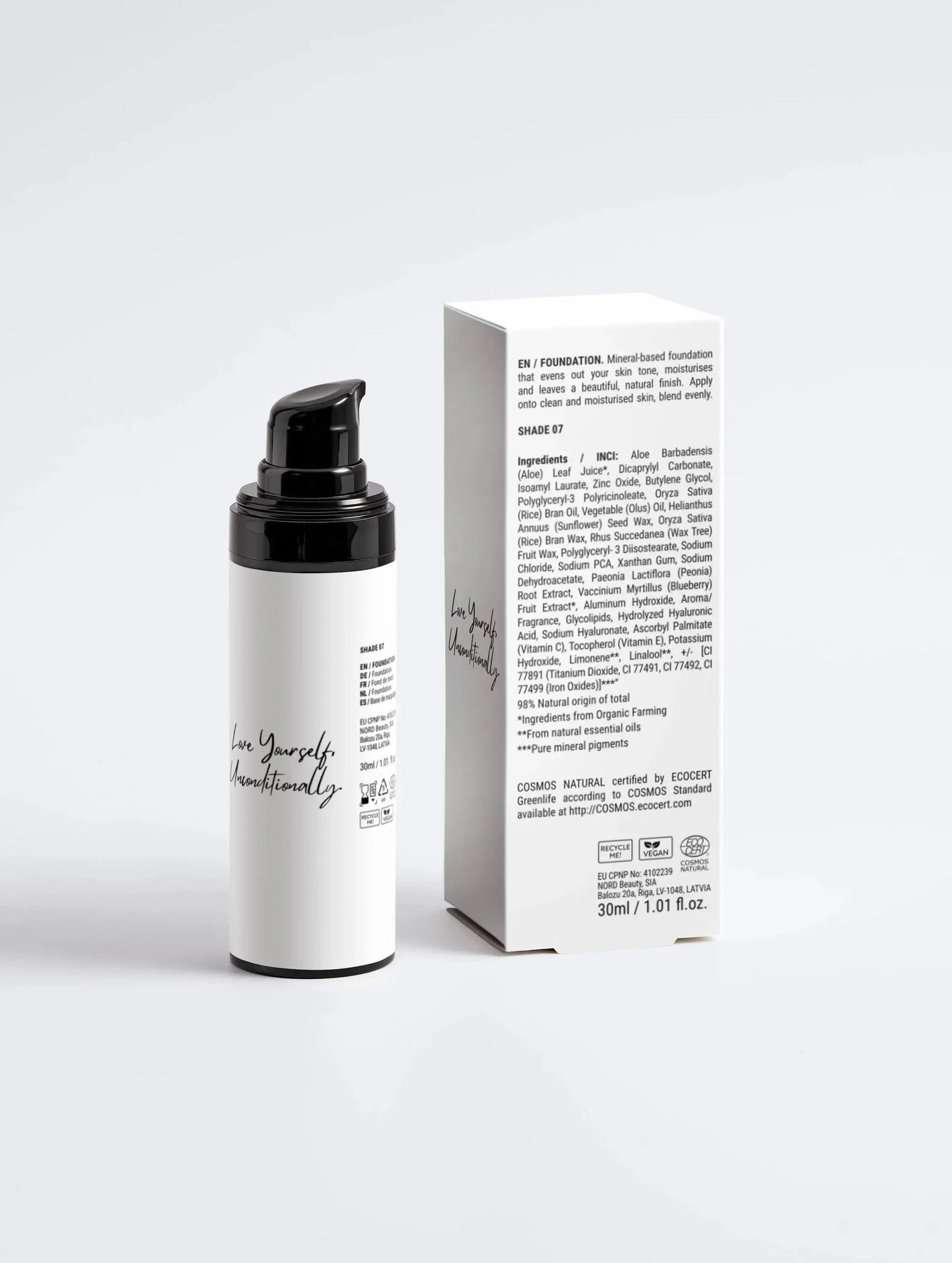 Radiant Glow - Luminous Foundation N.07 by Selfnamed