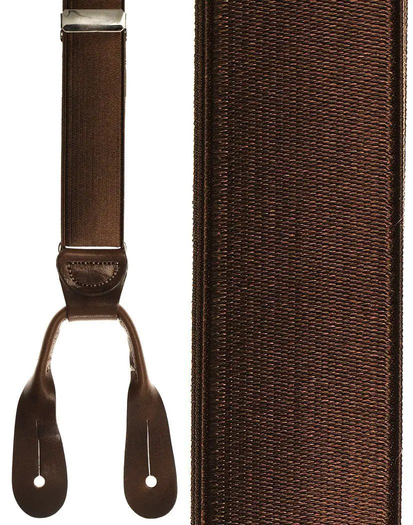 "French Satin" Suspenders 1.125"Width by Tux-USA