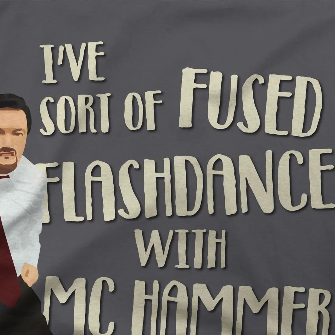 David Brent Classic Dance, from the Office UK t-shirt by Art-O-Rama Shop