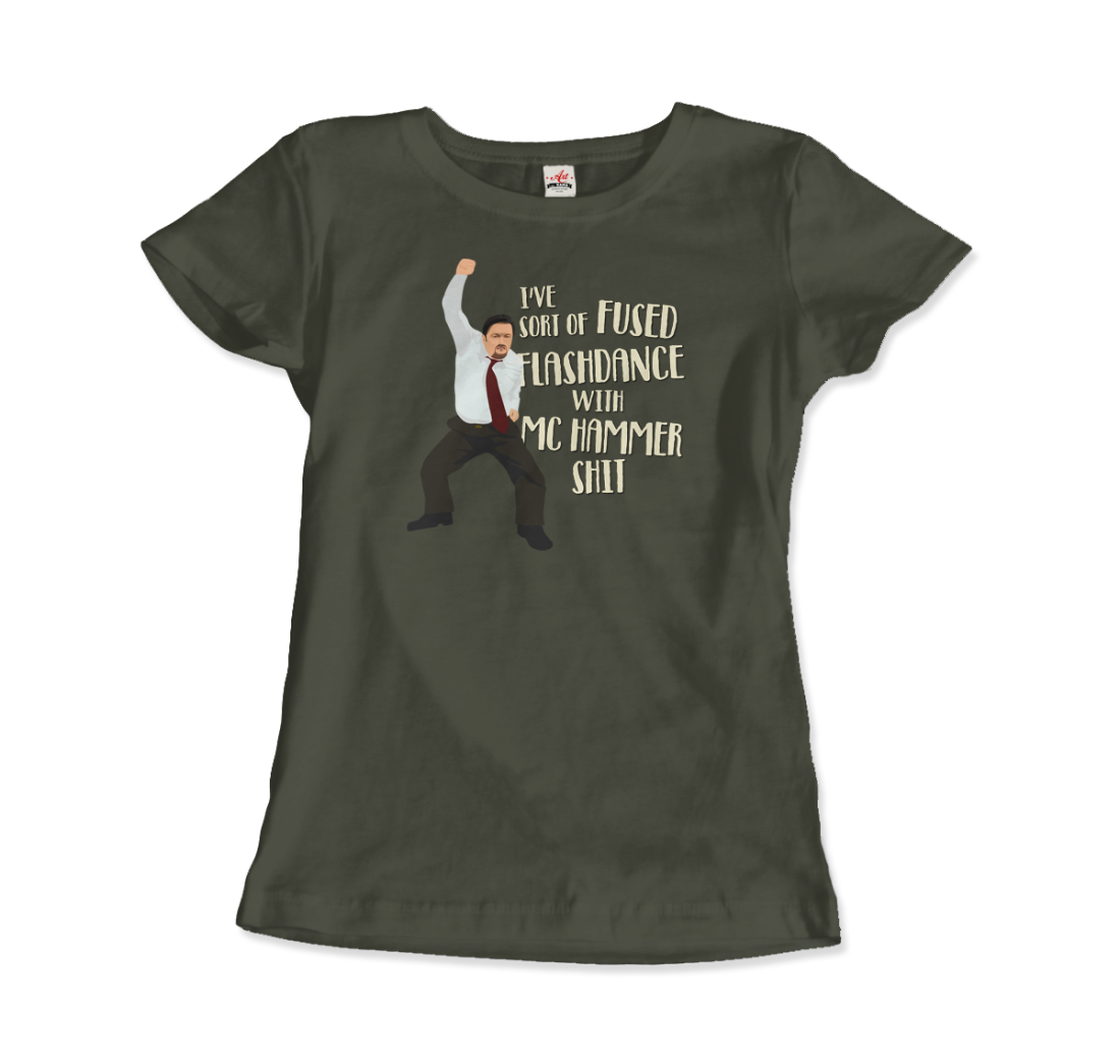 David Brent Classic Dance, from the Office UK t-shirt by Art-O-Rama Shop