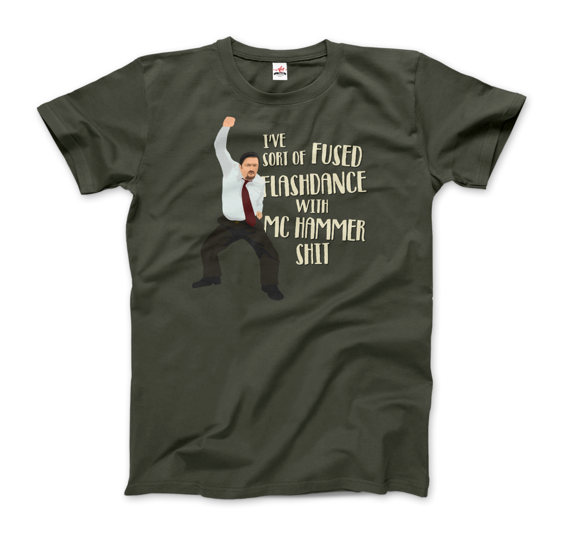 David Brent Classic Dance, from the Office UK t-shirt by Art-O-Rama Shop