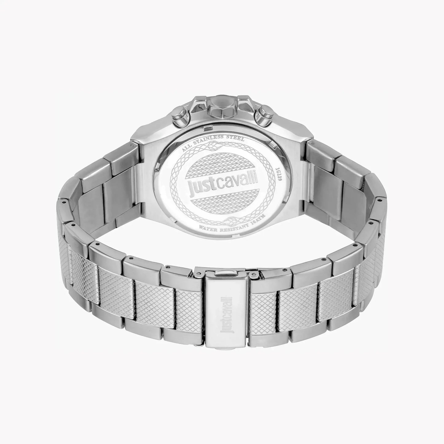 Just Cavalli Men's Silver Stainless Steel Watch, Silver Dial | Jc1g139m0055 by JUST CAVALLI