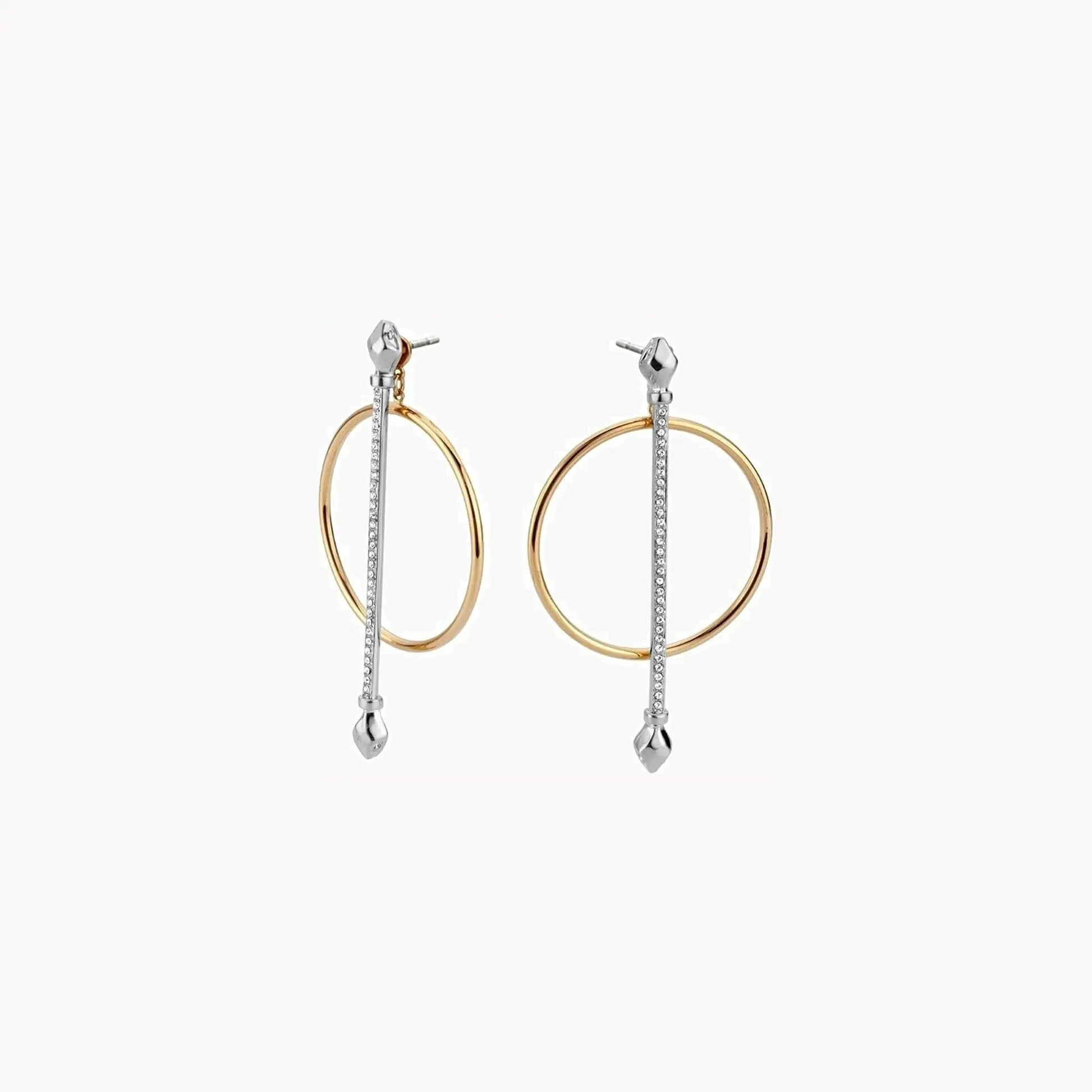 Just Cavalli Women's Earrings, Gold Stainless Steel | Jcer00410300 by JUST CAVALLI