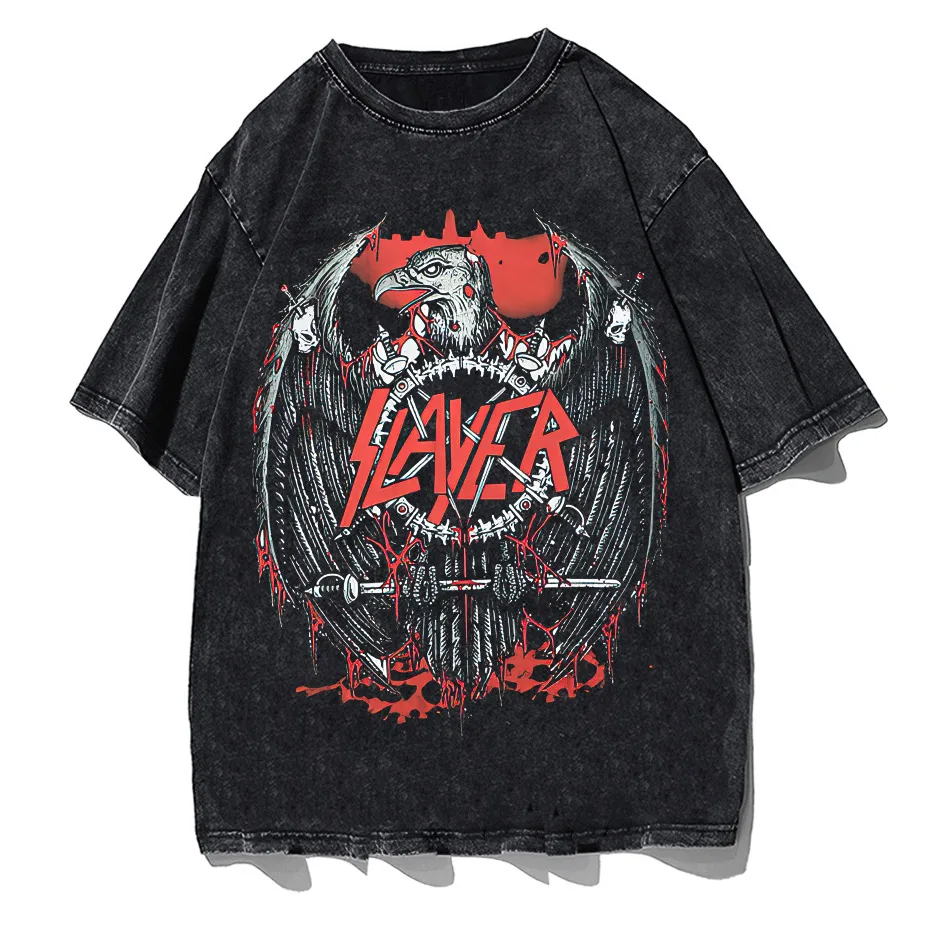 Vulture Graphic Harajuku Streetwear T-Shirt-0
