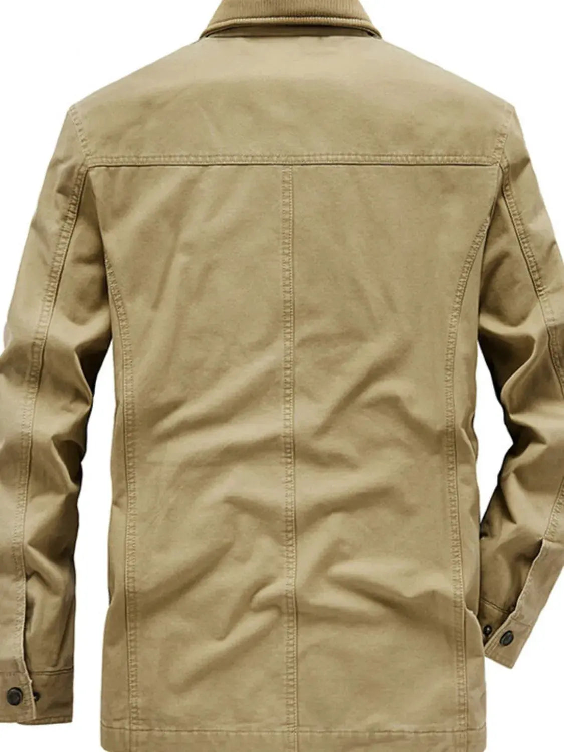 Men's Plus Size Zip Up Jacket with Pockets by Partner Label
