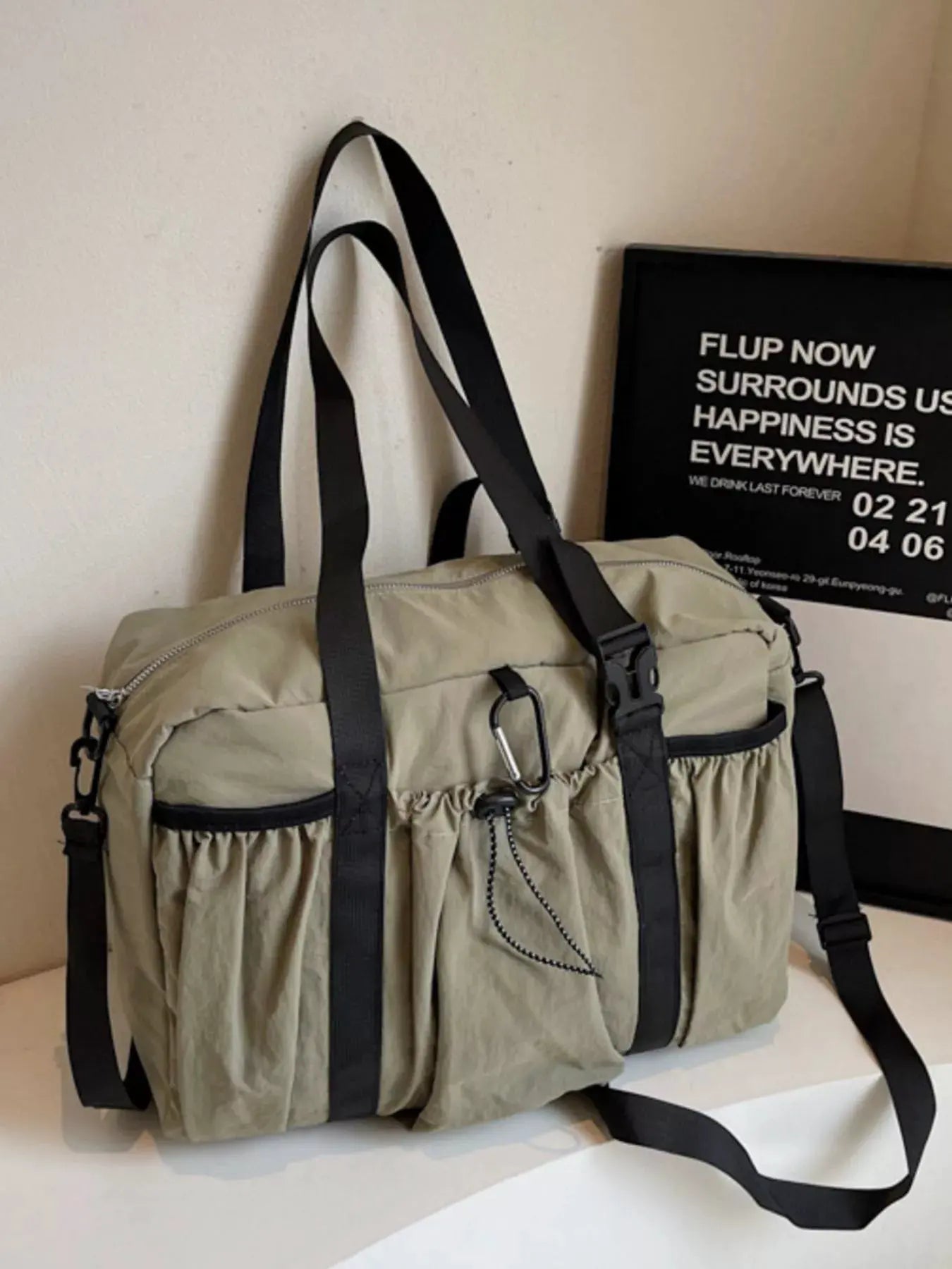 Canvas Travel Duffel Bag by Partner Label