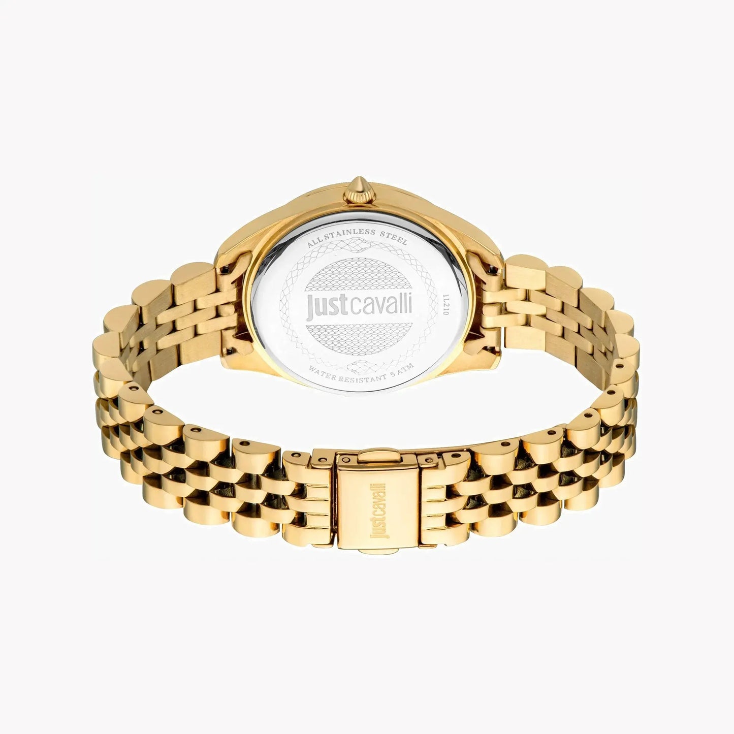 Just Cavalli Women's Gold Stainless Steel Watch, Turquoise Dial | Jc1l210m0465 by JUST CAVALLI