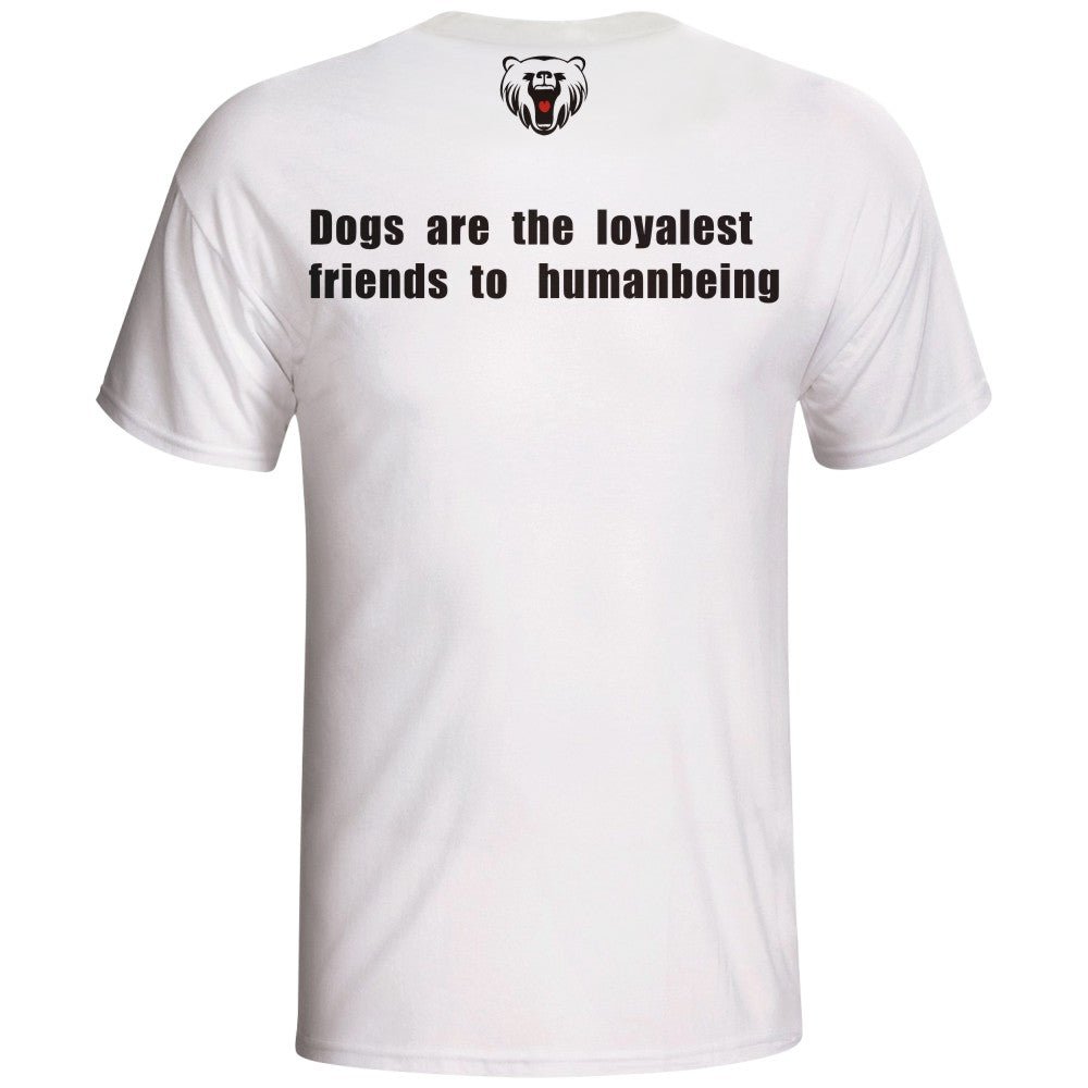 Colorful Dog Graphic Sublimation T-Shirt-1