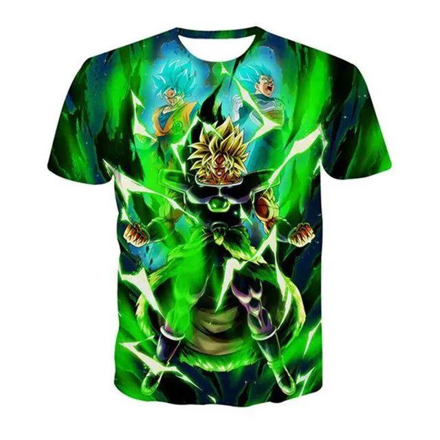 3D T Shirt Men Summer Top super son goku Funny T-Shirts anime vegeta Tshirt Summer cartoon print Tops by Vimost Shop