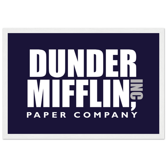 Dunder Mifflin Paper Company, Inc from the Office poster by Art-O-Rama Shop