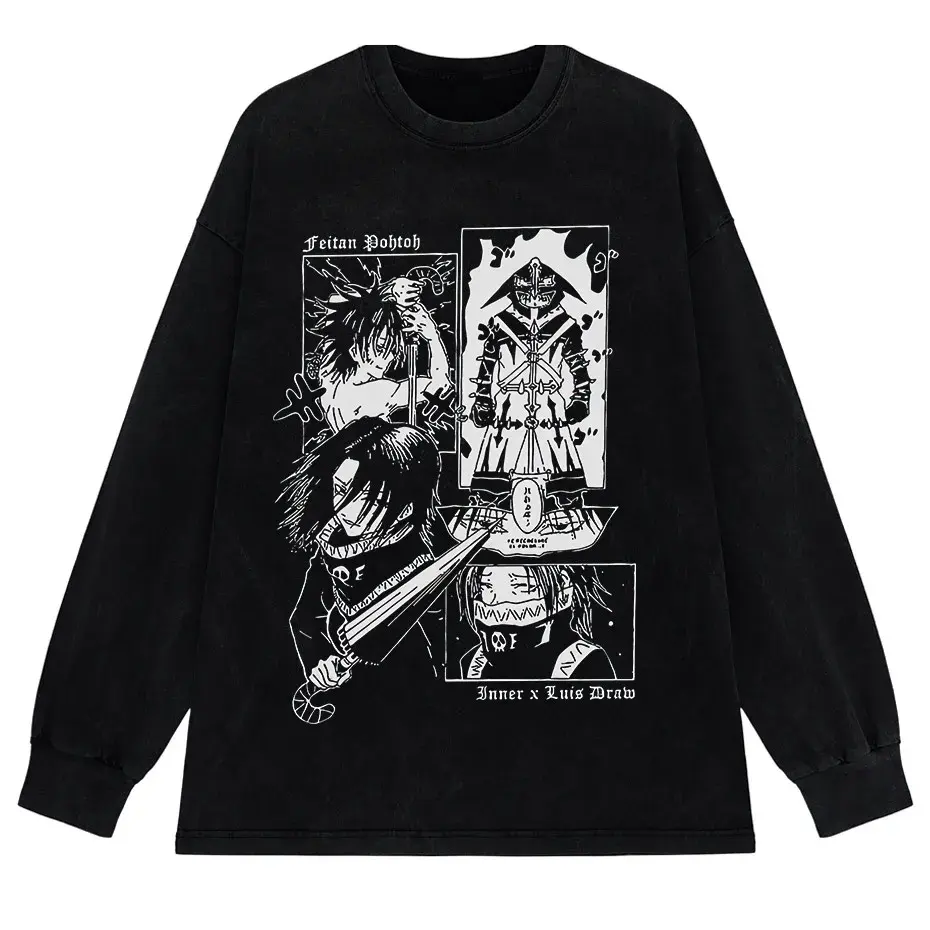 Anime Casual Cotton Short Sleeve T-Shirt by Vimost Shop