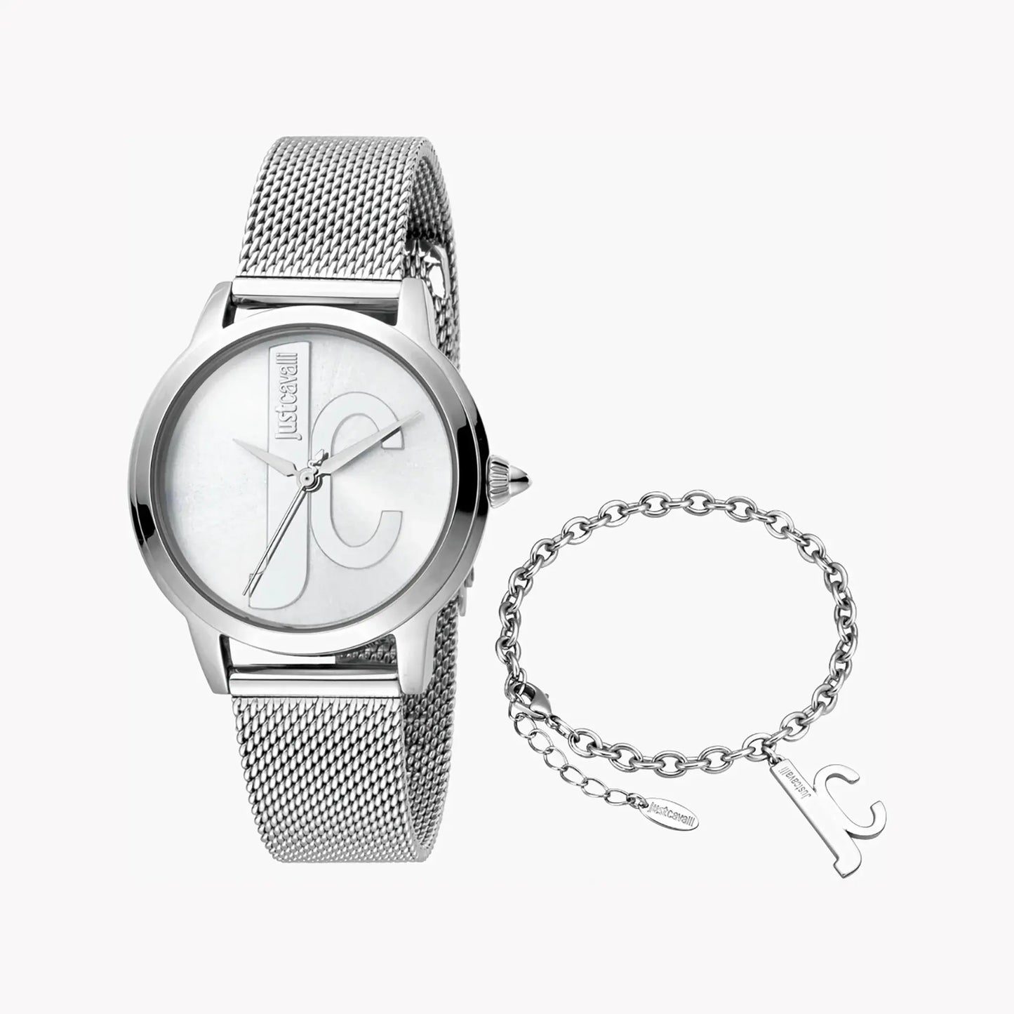 Just Cavalli Women's Silver Watch, Elegant Design | Jc1l050m0065 by JUST CAVALLI