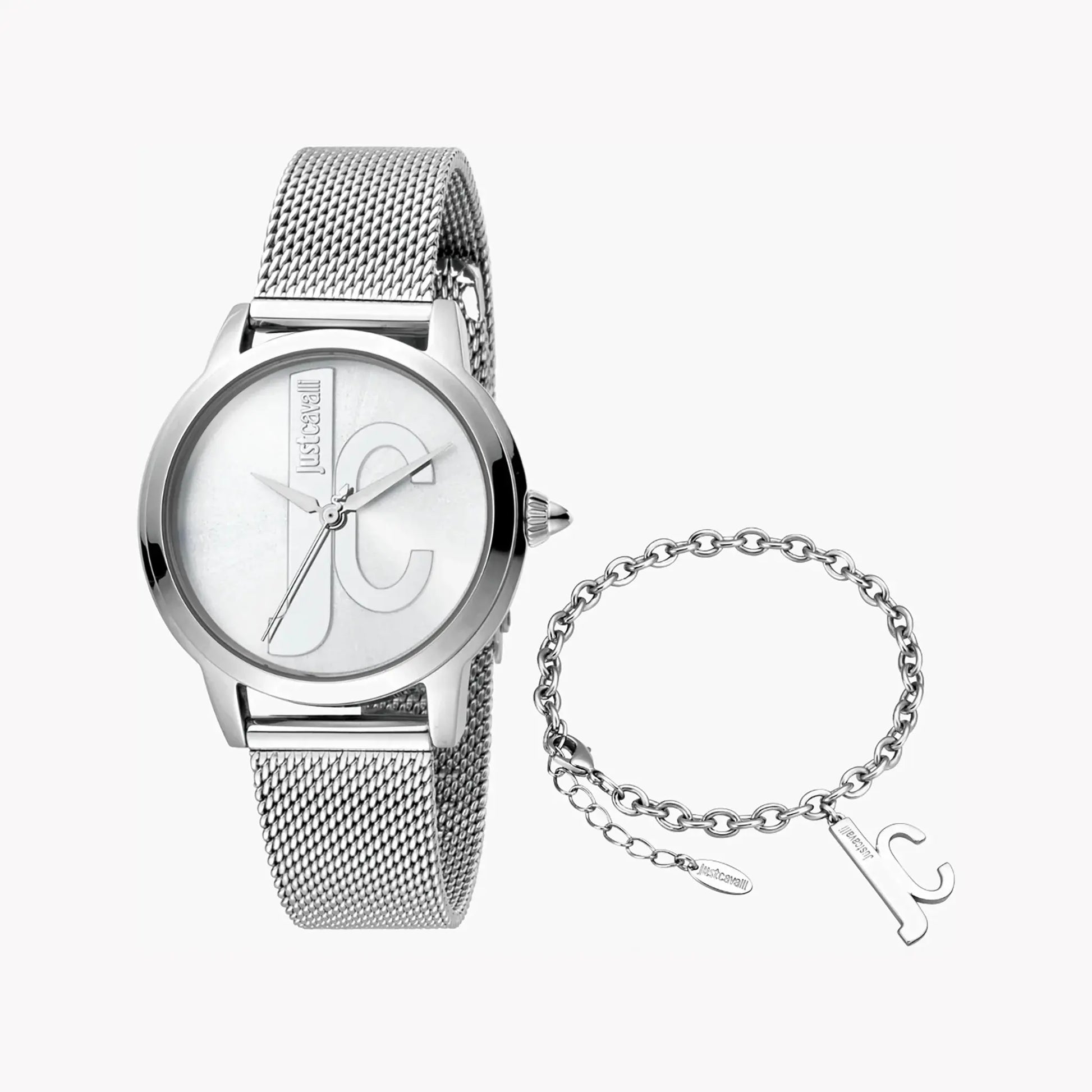 Just Cavalli Women's Silver Watch, Elegant Design | Jc1l050m0065 by JUST CAVALLI
