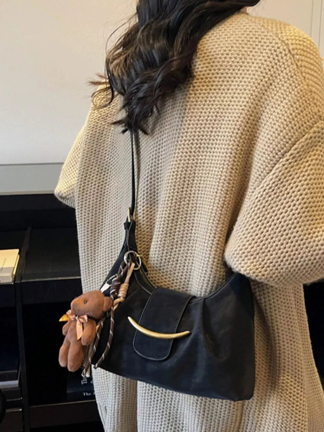 Adjustable Strap Crossbody Bag by Partner Label
