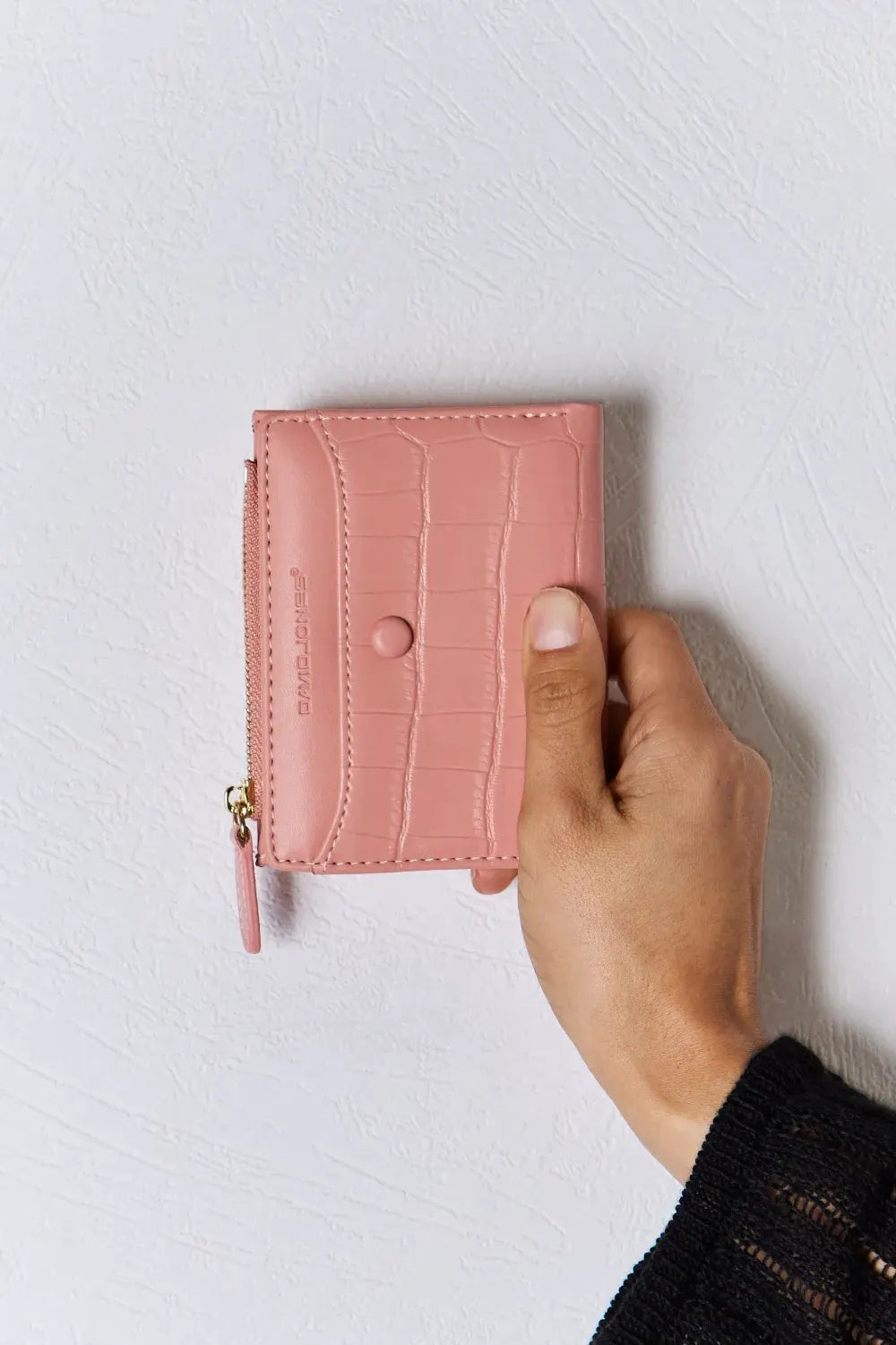 David Jones Texture PU Leather Mini Wallet by Partner Label