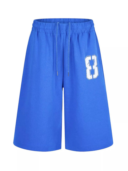 Men's Number 8 Wide Leg Capris by Trendsi