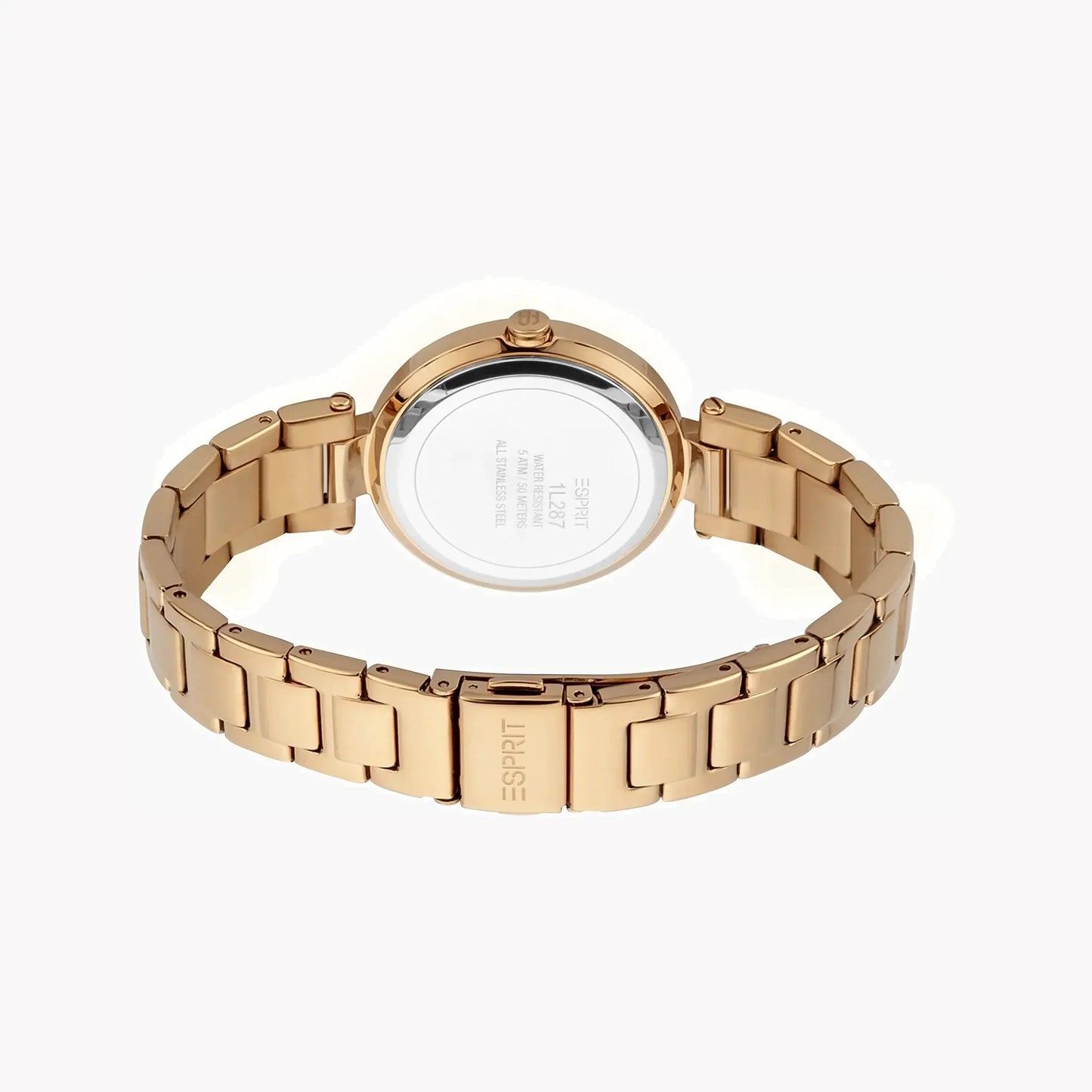 Esprit Women's Rose Gold Watch, White Mother Of Pearls | Es1l067m0025 by ESPRIT