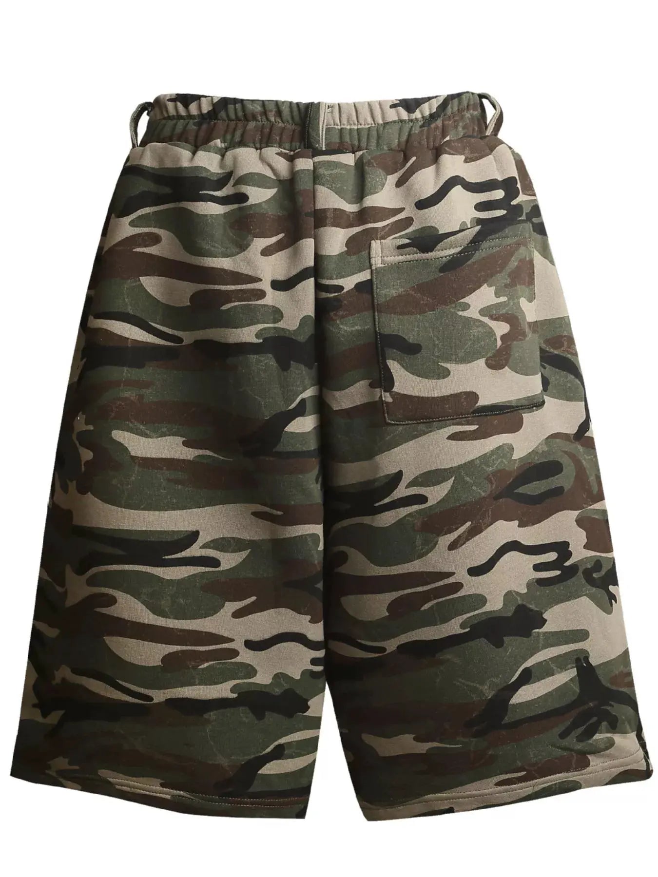 Men's Camouflage Print Capris by Trendsi