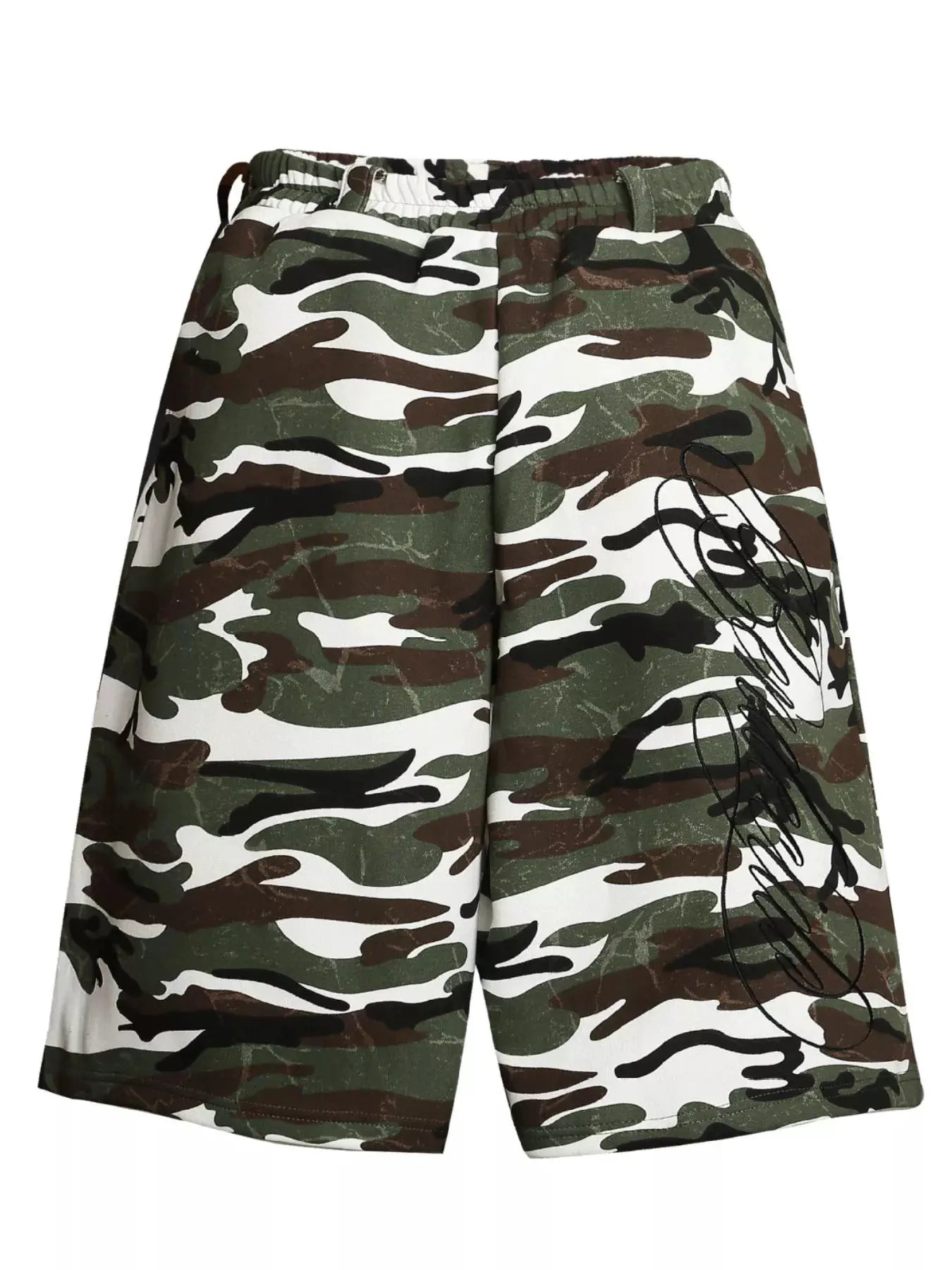 Men's Camouflage Print Capris by Trendsi
