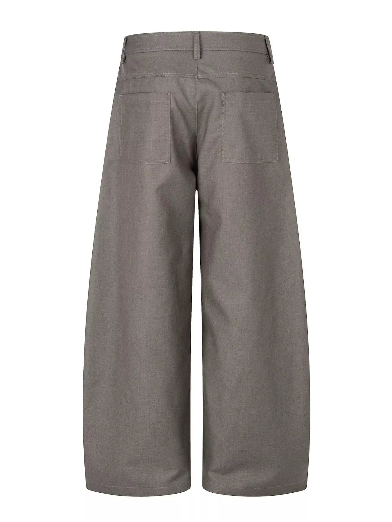 Men's Asymmetrical Button Wide-Leg Pants by Partner Label