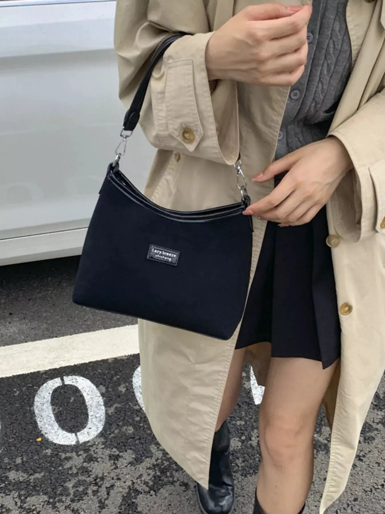 Adjustable Strap Crossbody Bag by Partner Label
