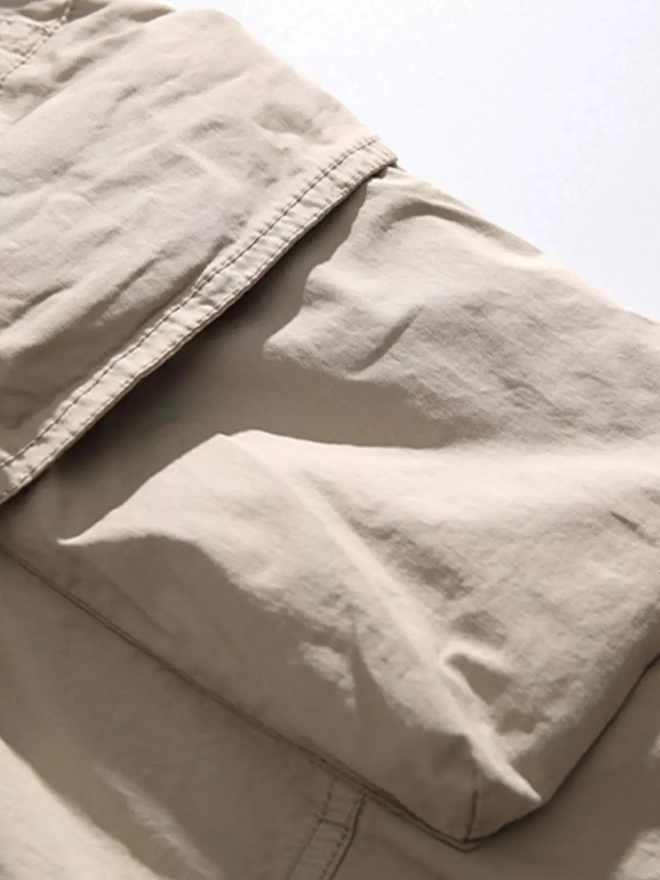 Men's Full Size Multiple Pockets Pants Set Plus Size by Trendsi