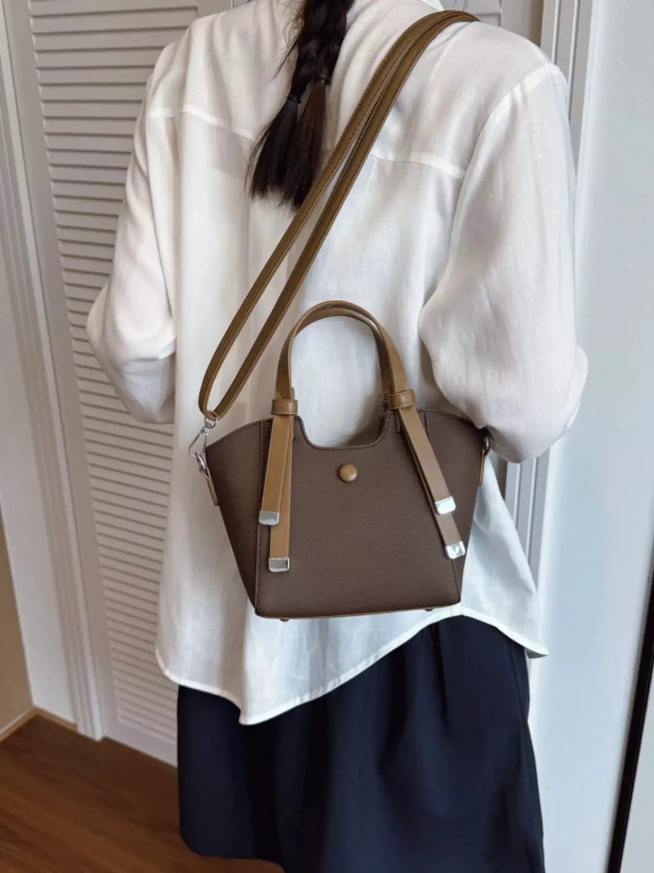 Adjustable Strap Crossbody Bag by Partner Label