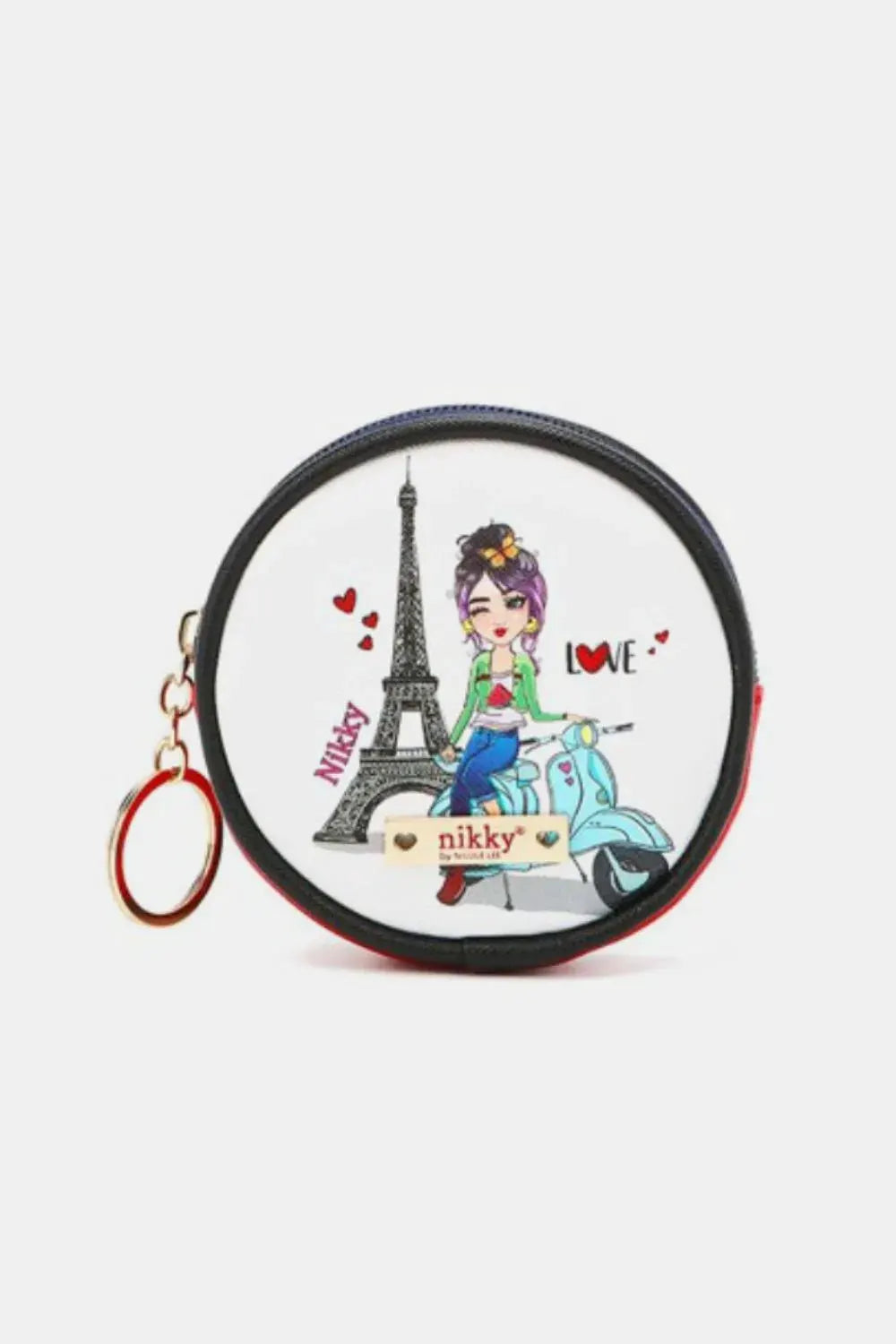Nicole Lee USA Keychain Round Coin Purse by Nicole Lee USA