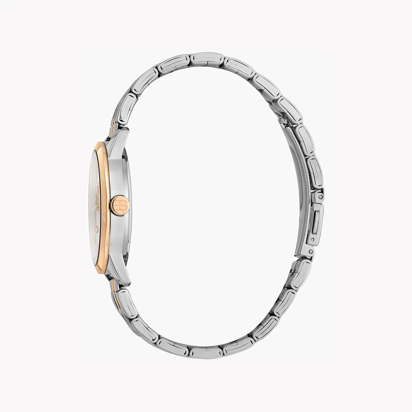 Esprit Women's Silver & Rose Gold Watch, Silver Dial | Es1l150m0025 by ESPRIT