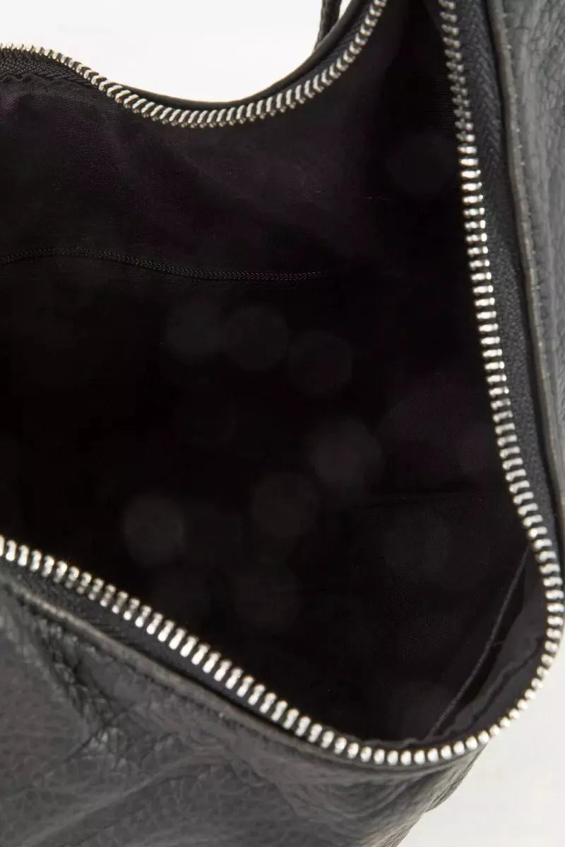 Fame Larger Leather Crescent Shoulder Bag by Partner Label
