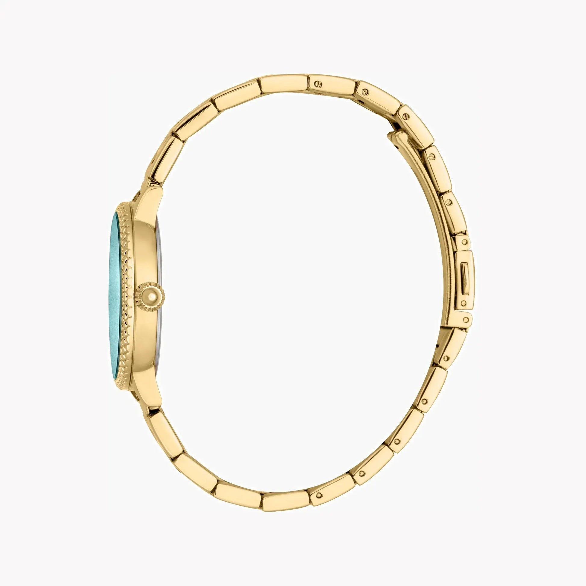 Just Cavalli Women's Gold Stainless Steel Watch, Turquoise Dial | Jc1l259m0065 by JUST CAVALLI