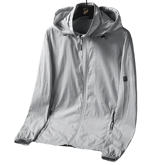 Men's Lightweight Windbreaker Hiking Jacket with Zip Pockets by Vimost Shop