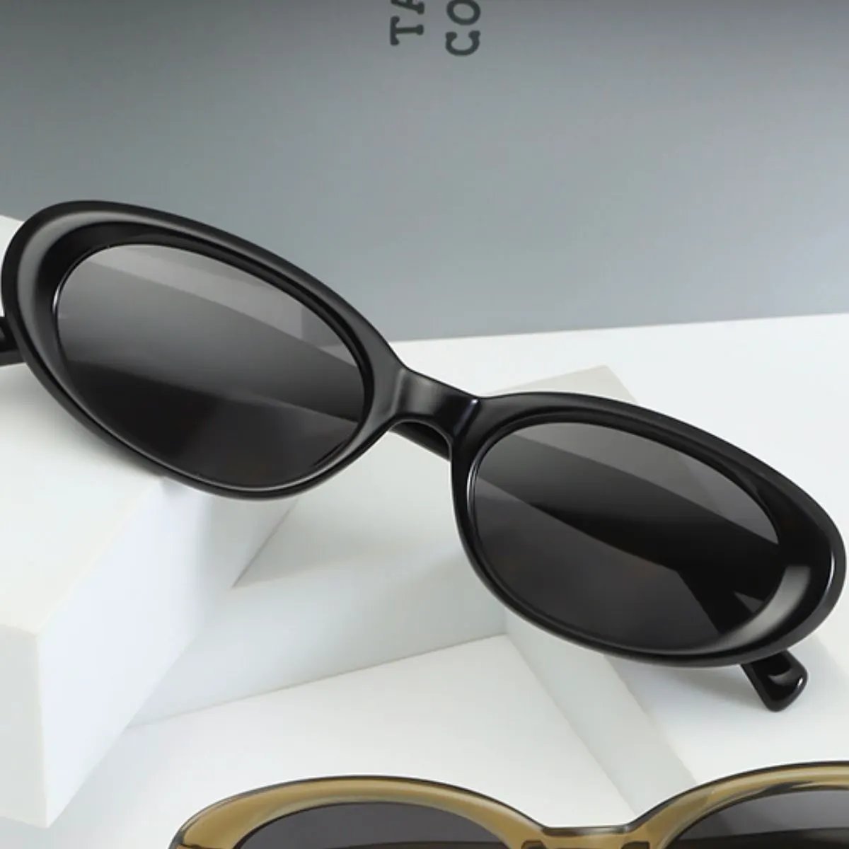 UV Protection Oval Sunglasses by Equanimity Essence