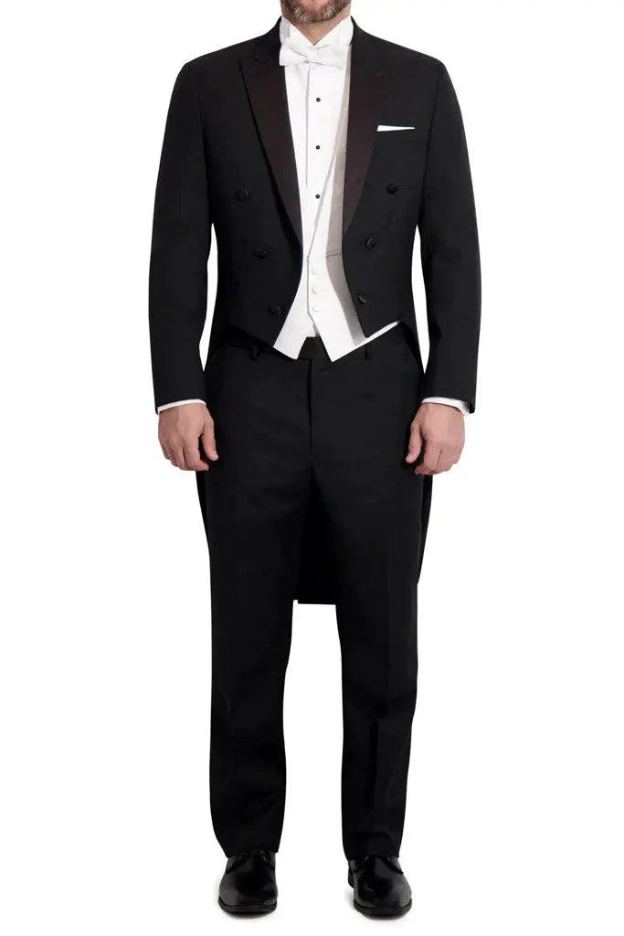 "Edward" Black Tuxedo Tailcoat by Tux-USA