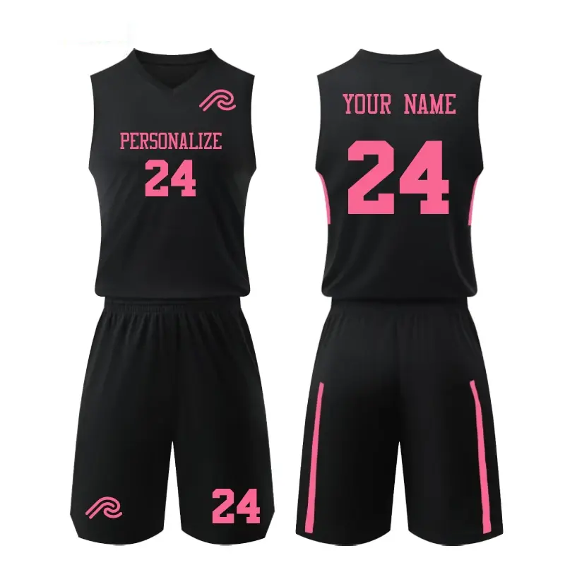 Custom Basketball Jersey Set Team Uniform for Men Women Kids Breathable Mesh Fabric by Vimost Shop