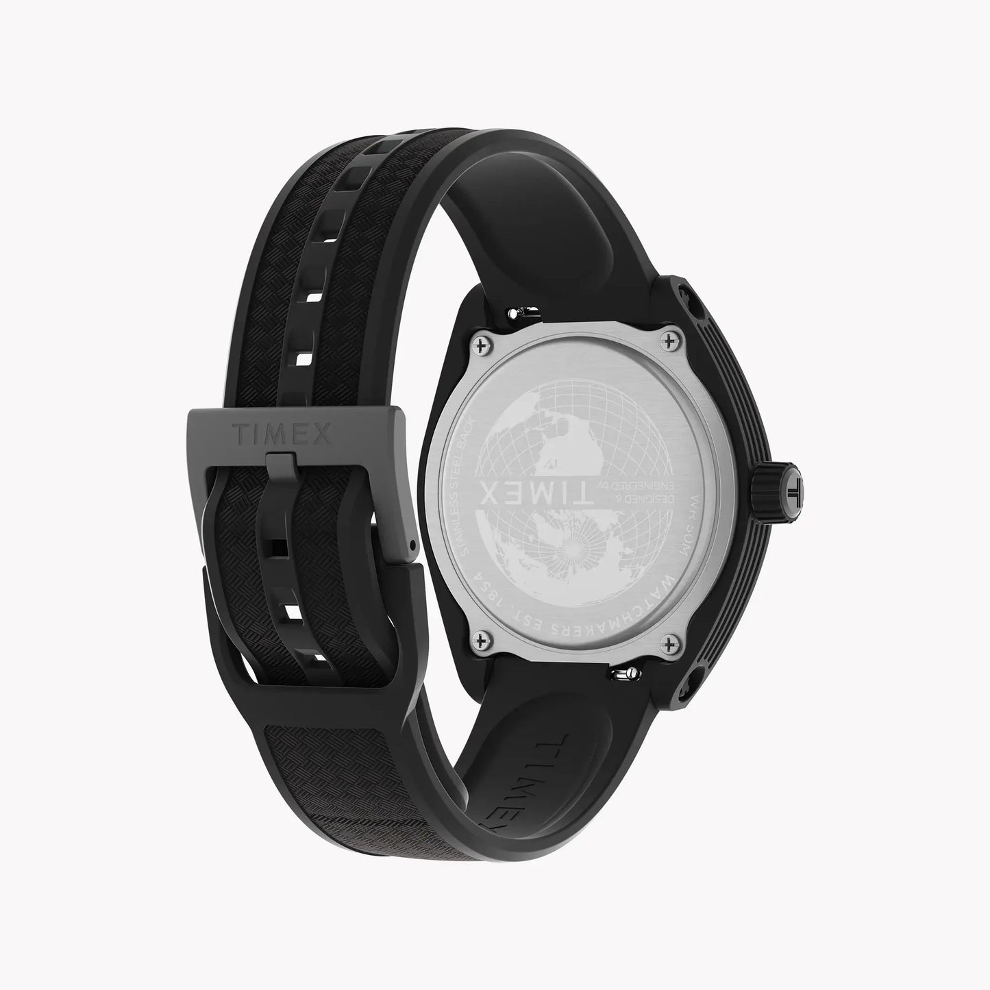 Timex Unisex Eco Ceramic Black Watch, Black Bio-Tpu Strap | Tw2w42100 by TIMEX