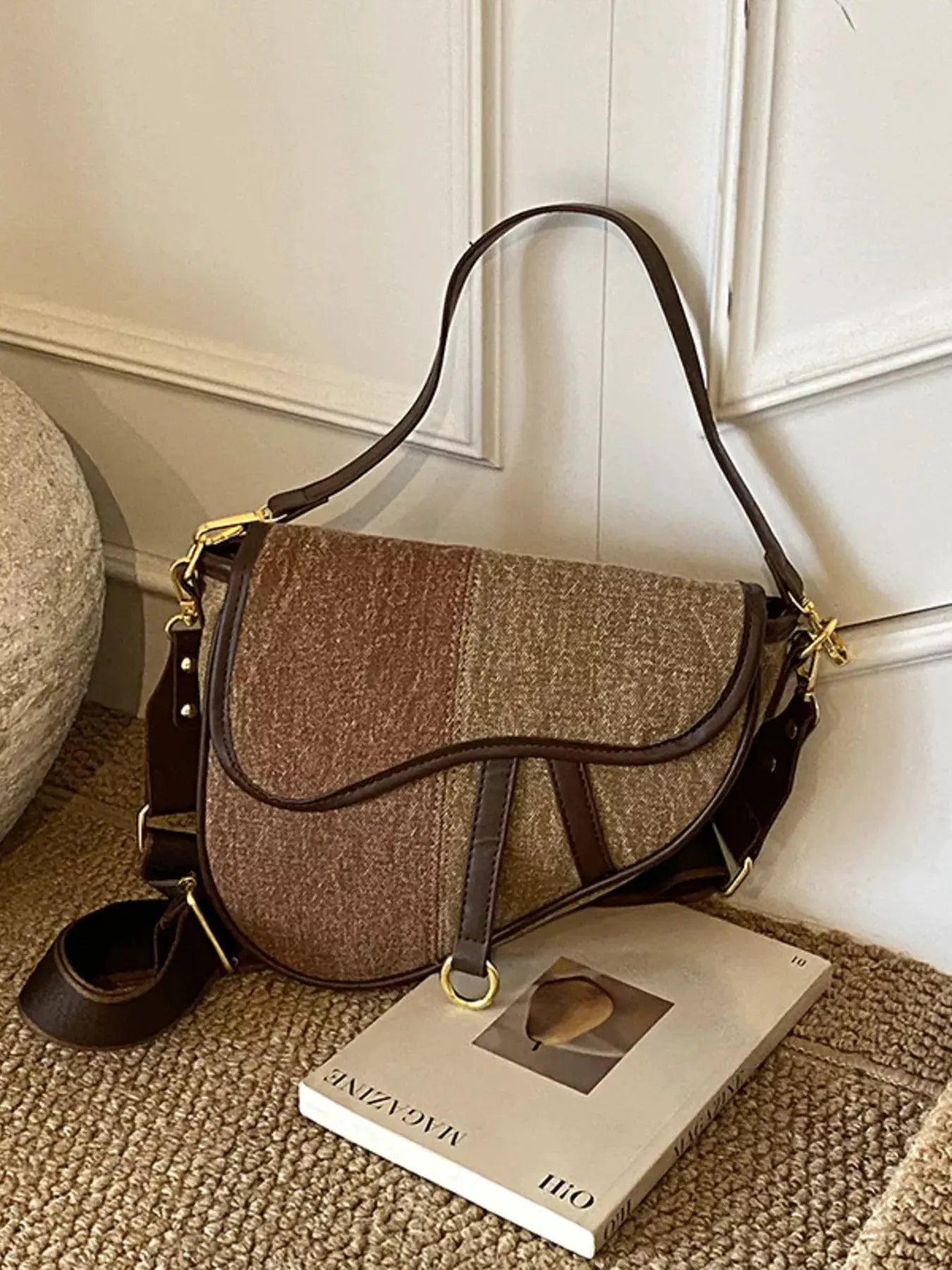 Adjustable Strap Crossbody Bag by Partner Label