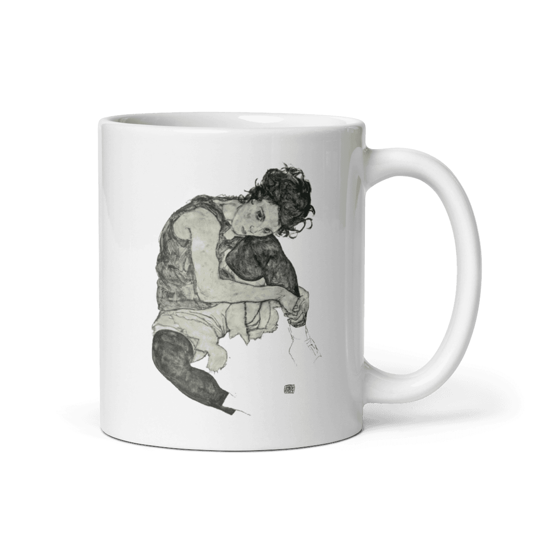 Egon Schiele Zeichnungen I (Drawings 1) 1917 Art Mug by Art-O-Rama Shop