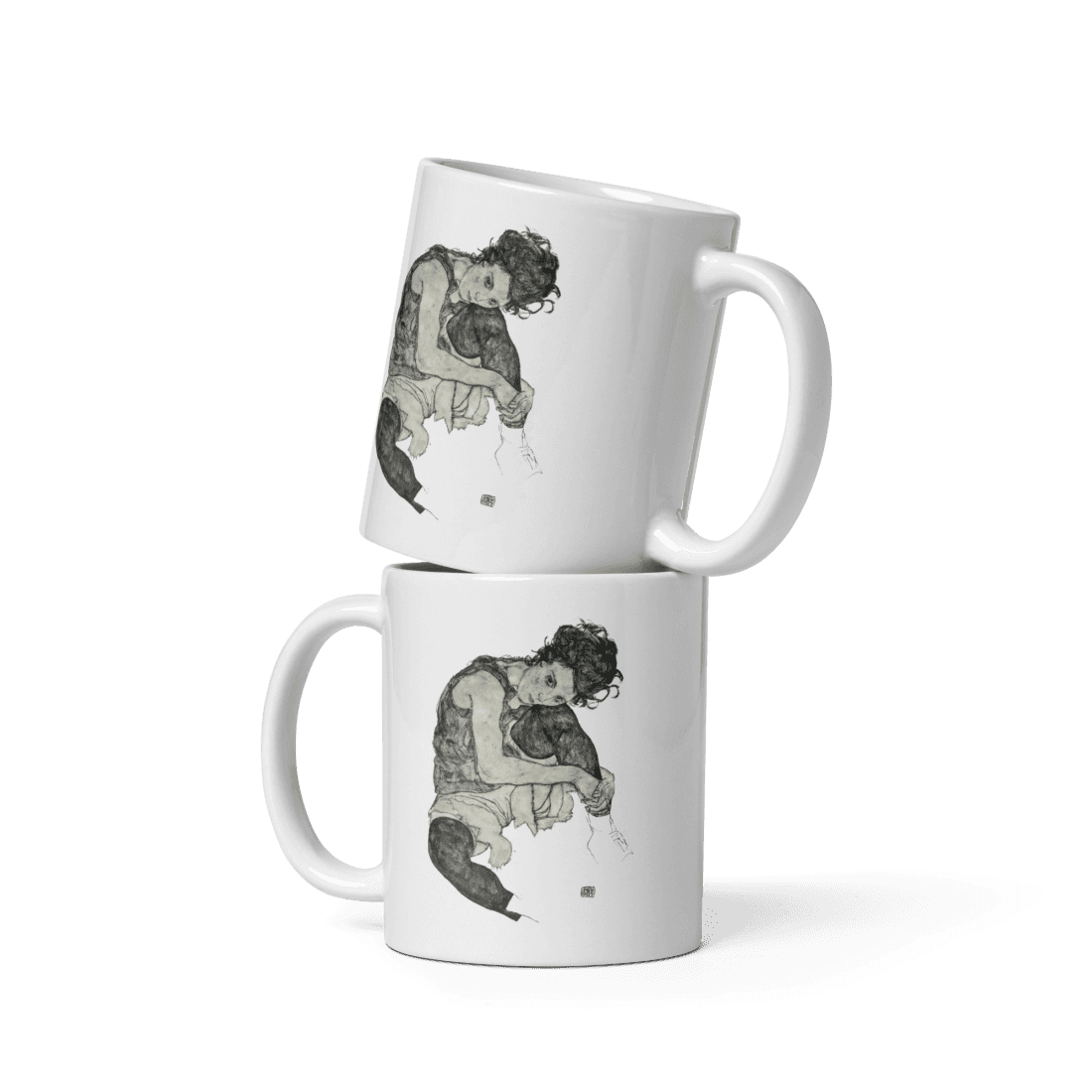 Egon Schiele Zeichnungen I (Drawings 1) 1917 Art Mug by Art-O-Rama Shop