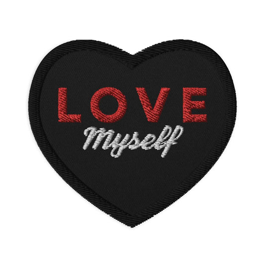 LOVE Myself Embroidered patches Black by Maiden-Art