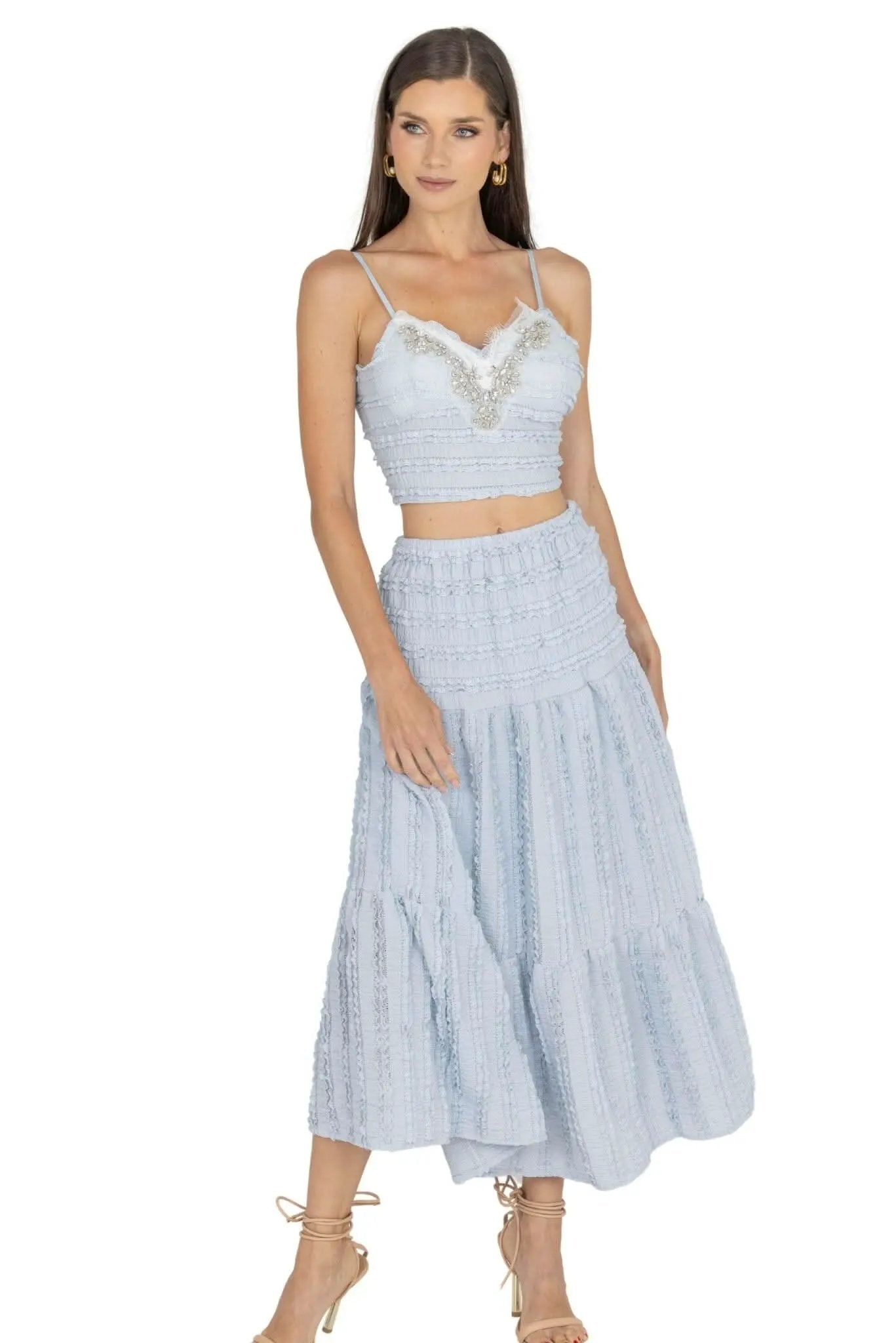 Emma Top & Maxi Skirt Set by AKALIA