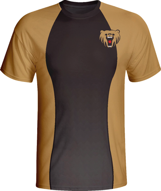 Black Sublimated Gamer Jersey with Custom Name by Vimost Sportswear