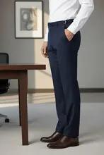 "Ethan" Navy Super 150's Luxury Viscose Blend Suit Pants by Tux-USA