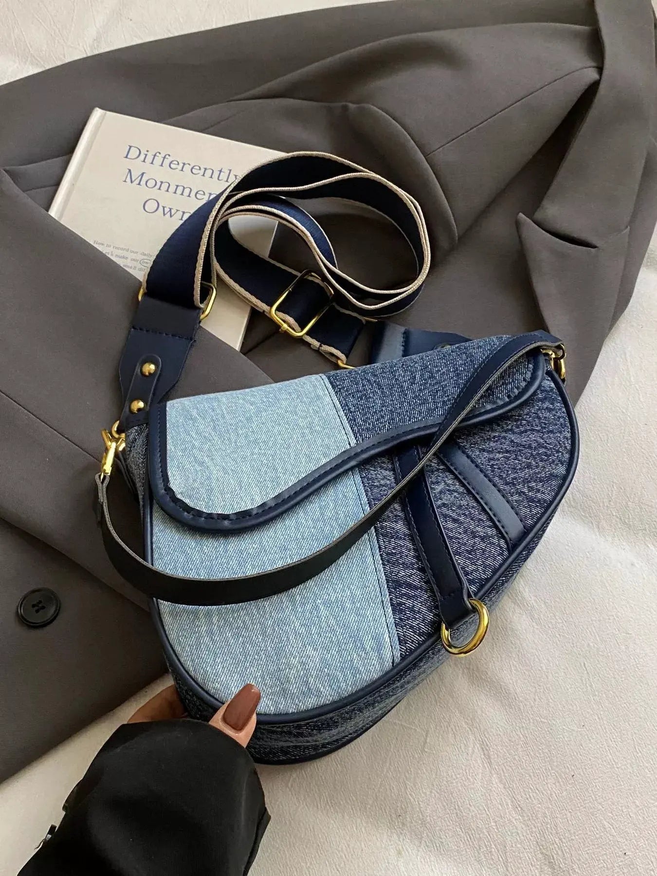 Adjustable Strap Crossbody Bag by Partner Label