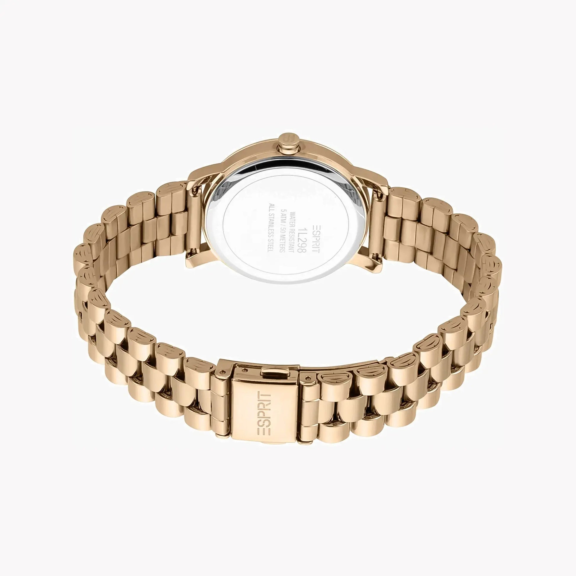 Esprit Women's Rose Gold Watch, Silver Dial | Es1l196m0075 by ESPRIT