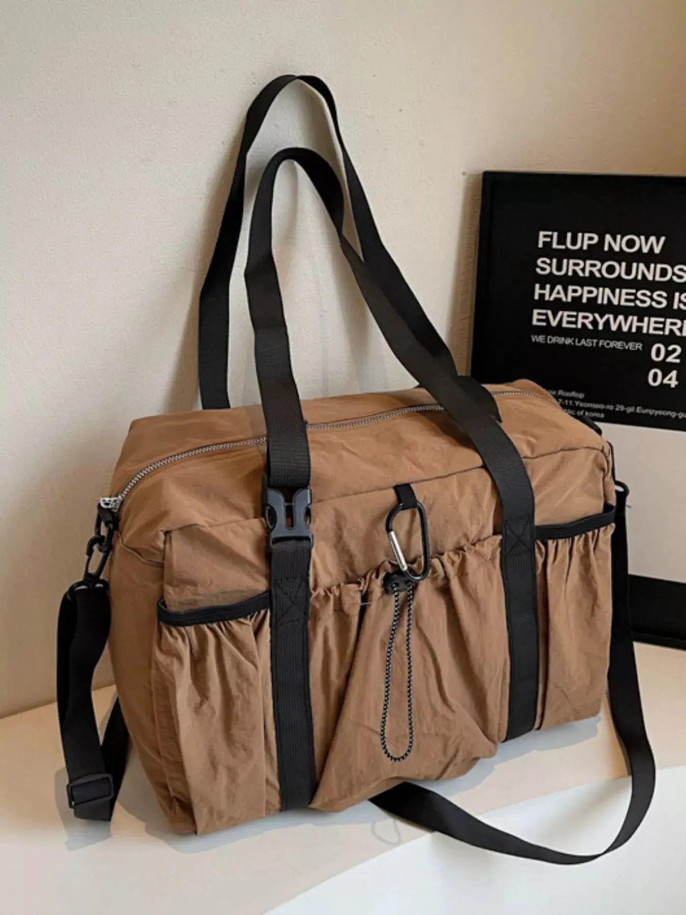 Canvas Travel Duffel Bag by Partner Label