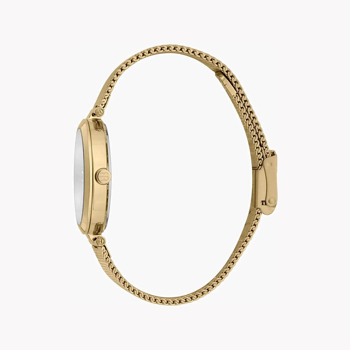 Esprit Women's Gold Stainless Steel Watch, Silver Dial | Es1g133m0045 by ESPRIT